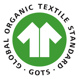 Global Organic Textile Standard (GOTS) logo für Produktzertifikate